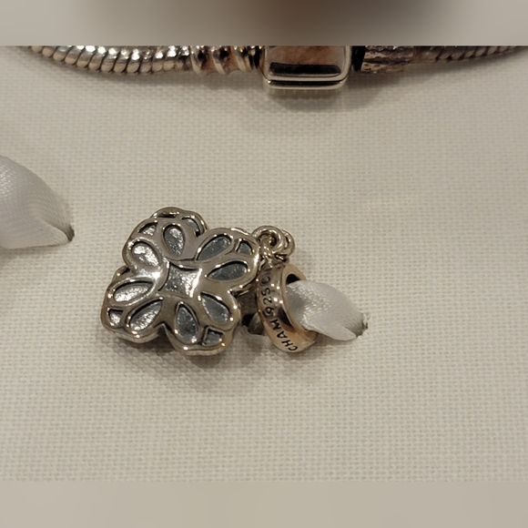 BNIB Genuine Chamila Swarovski Sterling Silver Mothers Day Charm Set - 7.5" - Picture 8 of 10